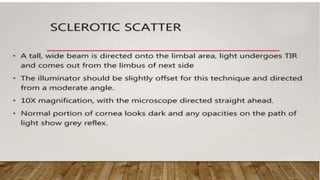 SLIT LAMP BIOMICROSCOPY EXAMINATION.pptx