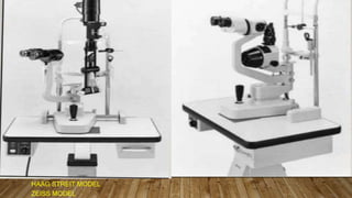 HAAG STREIT MODEL
ZEISS MODEL
 