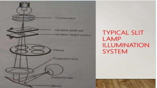 SLIT LAMP BIOMICROSCOPY EXAMINATION.pptx