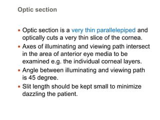 Slit lamp biomicroscopy and operating microscope | PPTX