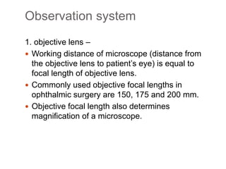 Slit lamp biomicroscopy and operating microscope | PPTX