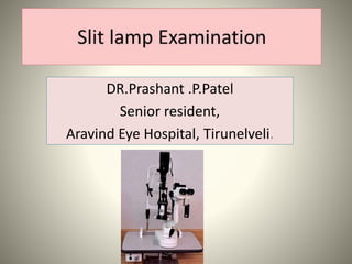 DR.Prashant .P.Patel 
Senior resident, 
Aravind Eye Hospital, Tirunelveli. 
 
