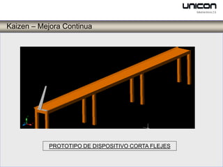 Kaizen – Mejora Continua




           PROTOTIPO DE DISPOSITIVO CORTA FLEJES
 