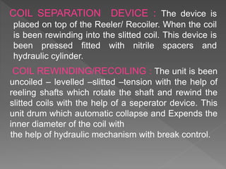 Slitting machine ppt | PPTX