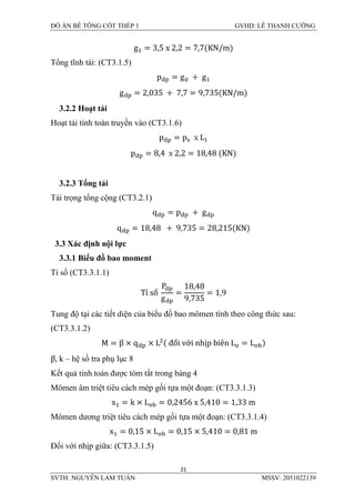 Đồ án BTCT | PDF