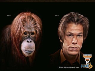 Sample of
Deodorant and
  Razor Ads
 