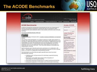 The ACODE Benchmarks
 