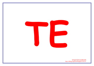 Art per l’art en educació
http://elblog-especial.blogspot.com.es/
 