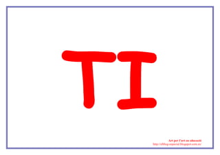 Art per l’art en educació
http://elblog-especial.blogspot.com.es/
 