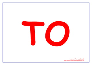 Art per l’art en educació
http://elblog-especial.blogspot.com.es/
 