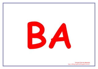 Art per l’art en educació
http://elblog-especial.blogspot.com.es/
 