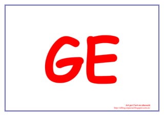 Art per l’art en educació
http://elblog-especial.blogspot.com.es/
 