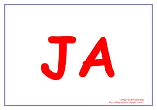 Art per l’art en educació
http://elblog-especial.blogspot.com.es/
 