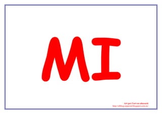 Art per l’art en educació
http://elblog-especial.blogspot.com.es/
 