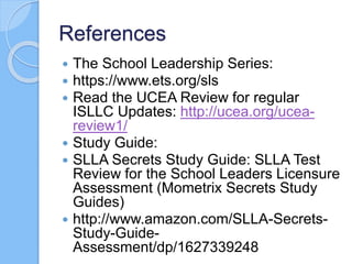 School Leaders Licensure Assessment Review: From This Book: SLLA Crash Course (2017)