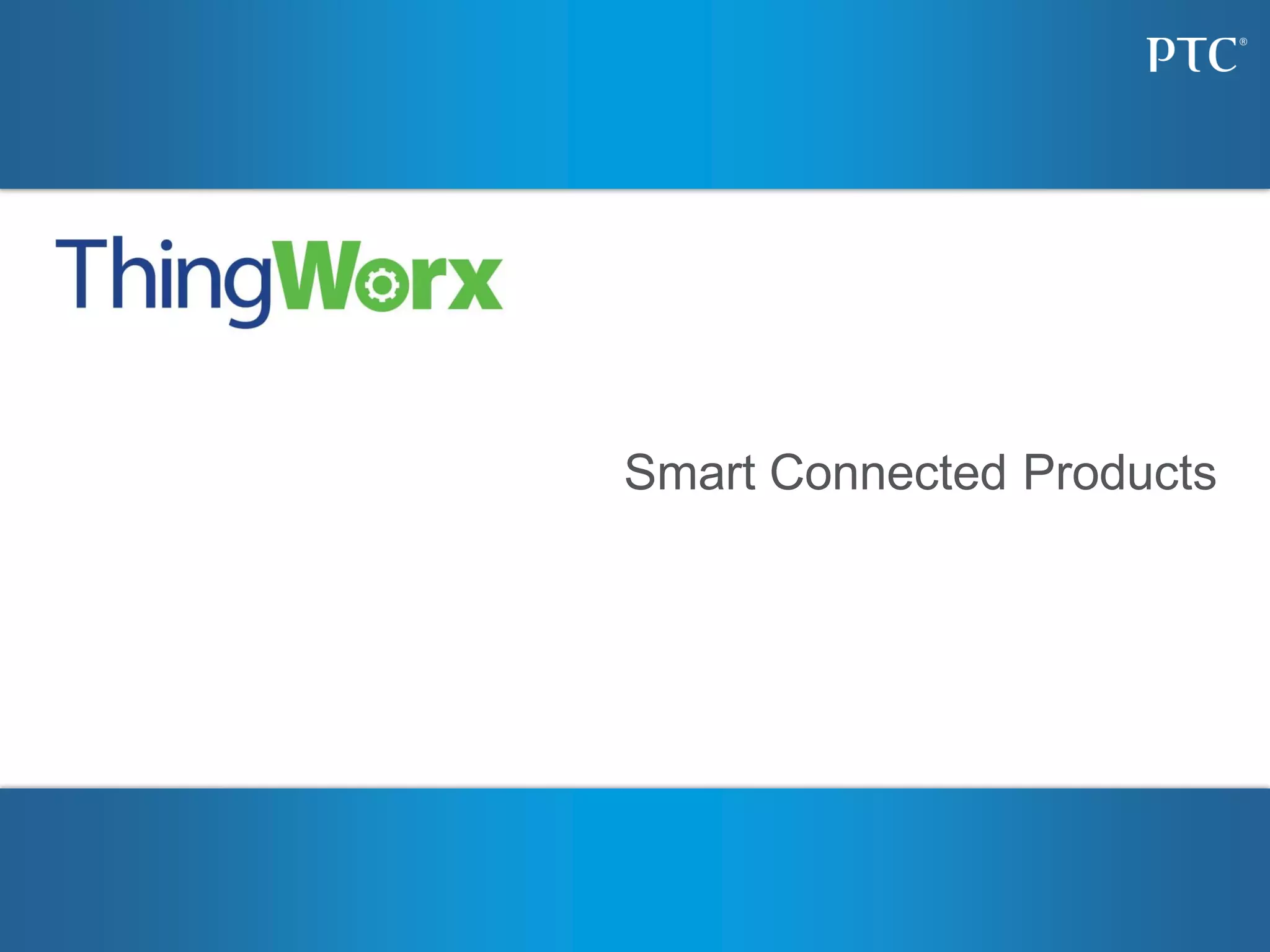 Smart Connected Products
 