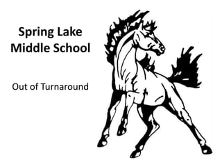 Spring Lake
Middle School

Out of Turnaround
 