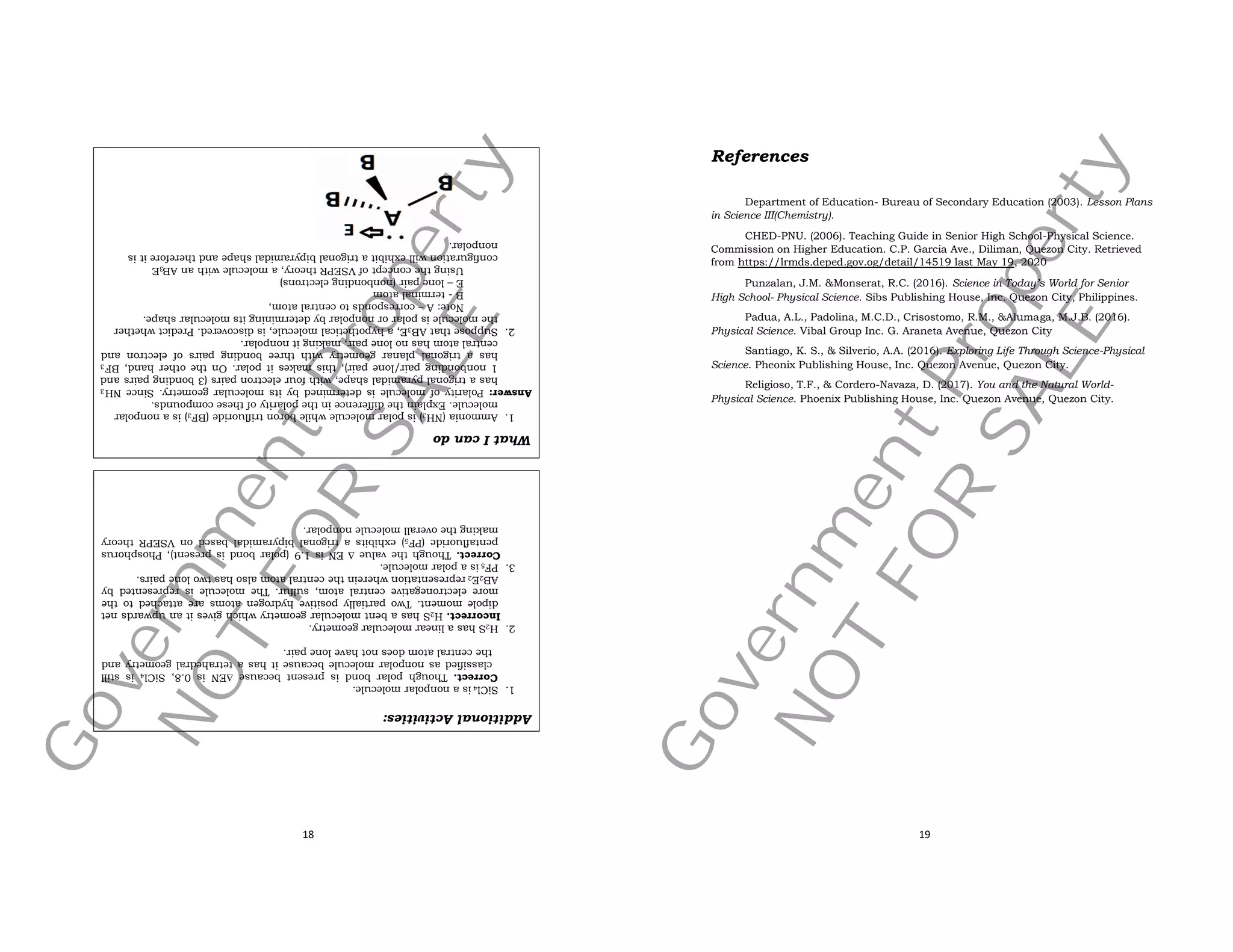 Slm shs physical science quarter 1 deped calabarzon pdf