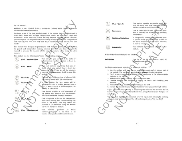 Slm Shs Physical Science Quarter 1 Deped Calabarzon Pdf