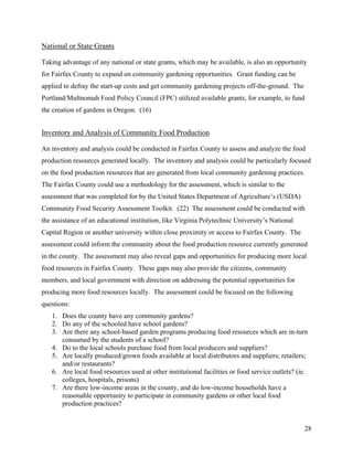 Urban Agriculture: Theory and Practice of Community Gardening | PDF