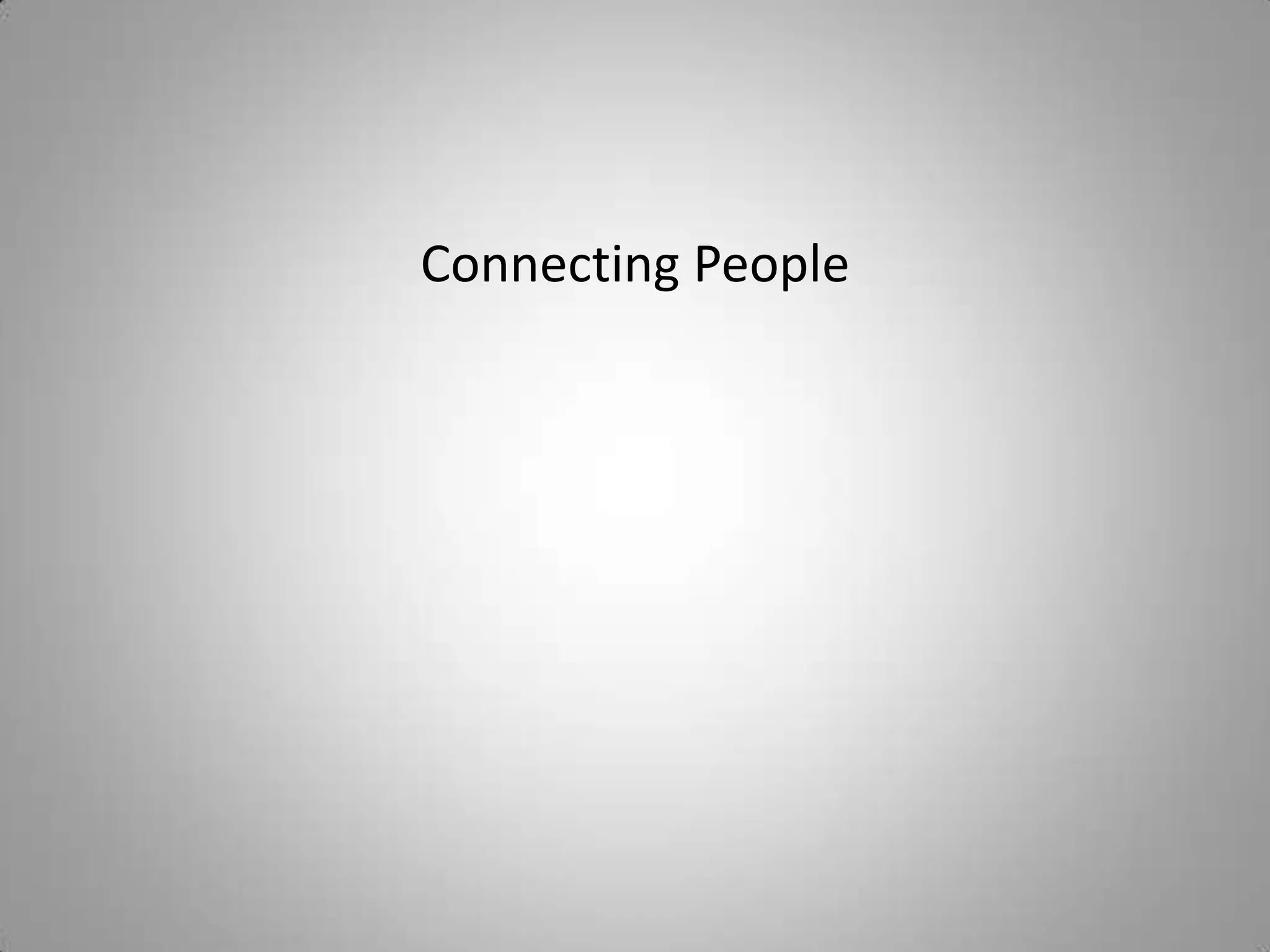 Connecting People