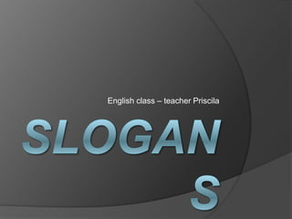 English class – teacher Priscila

 