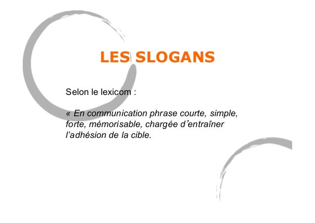 Slogans