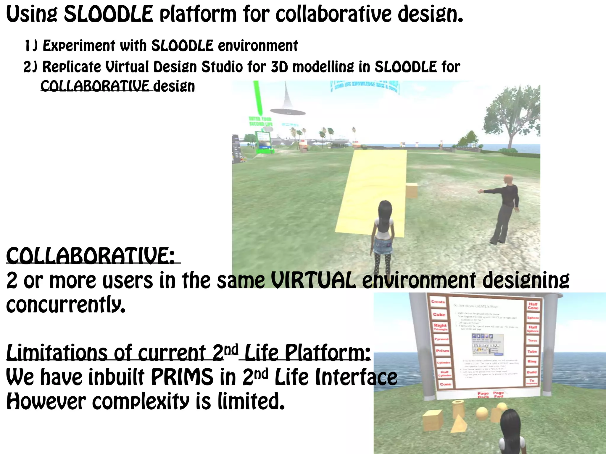 Sloodle Project Presentation