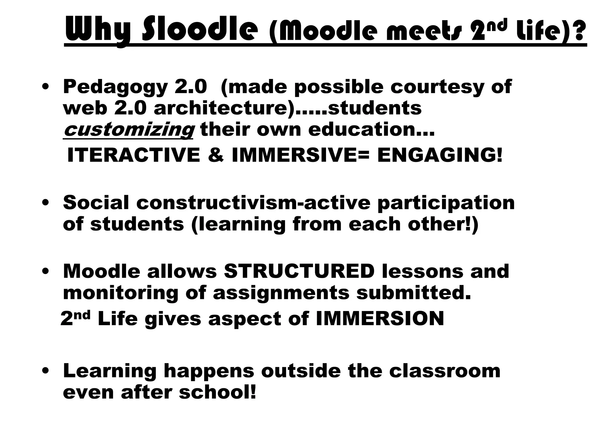 Sloodle Project Presentation