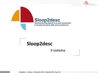 Sloop2desc Il sistema 