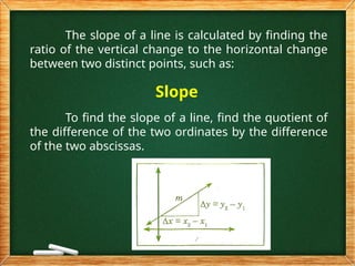 SLOPE OF A LINE- Formula and Examples.pptx