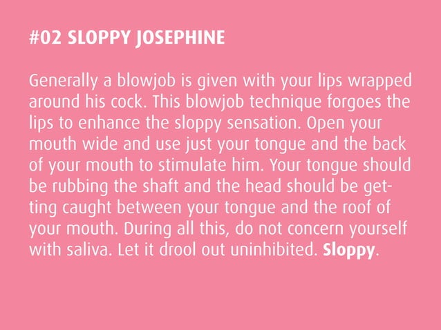 Sloppy Wet Blowjob Guide