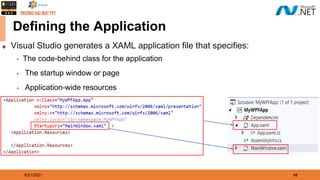 Building Windows Presentation Foundation (WPF) Application | PPTX