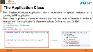 Building Windows Presentation Foundation (WPF) Application | PPTX