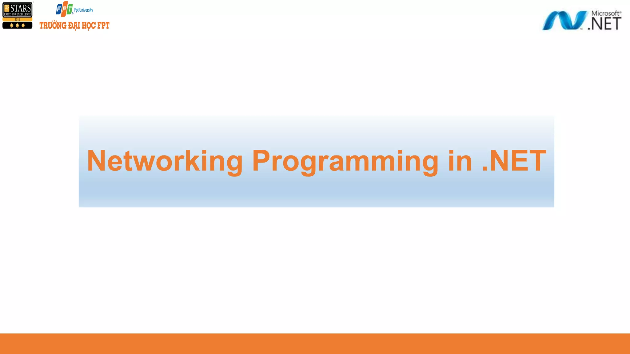 Networking Programming in .NET 