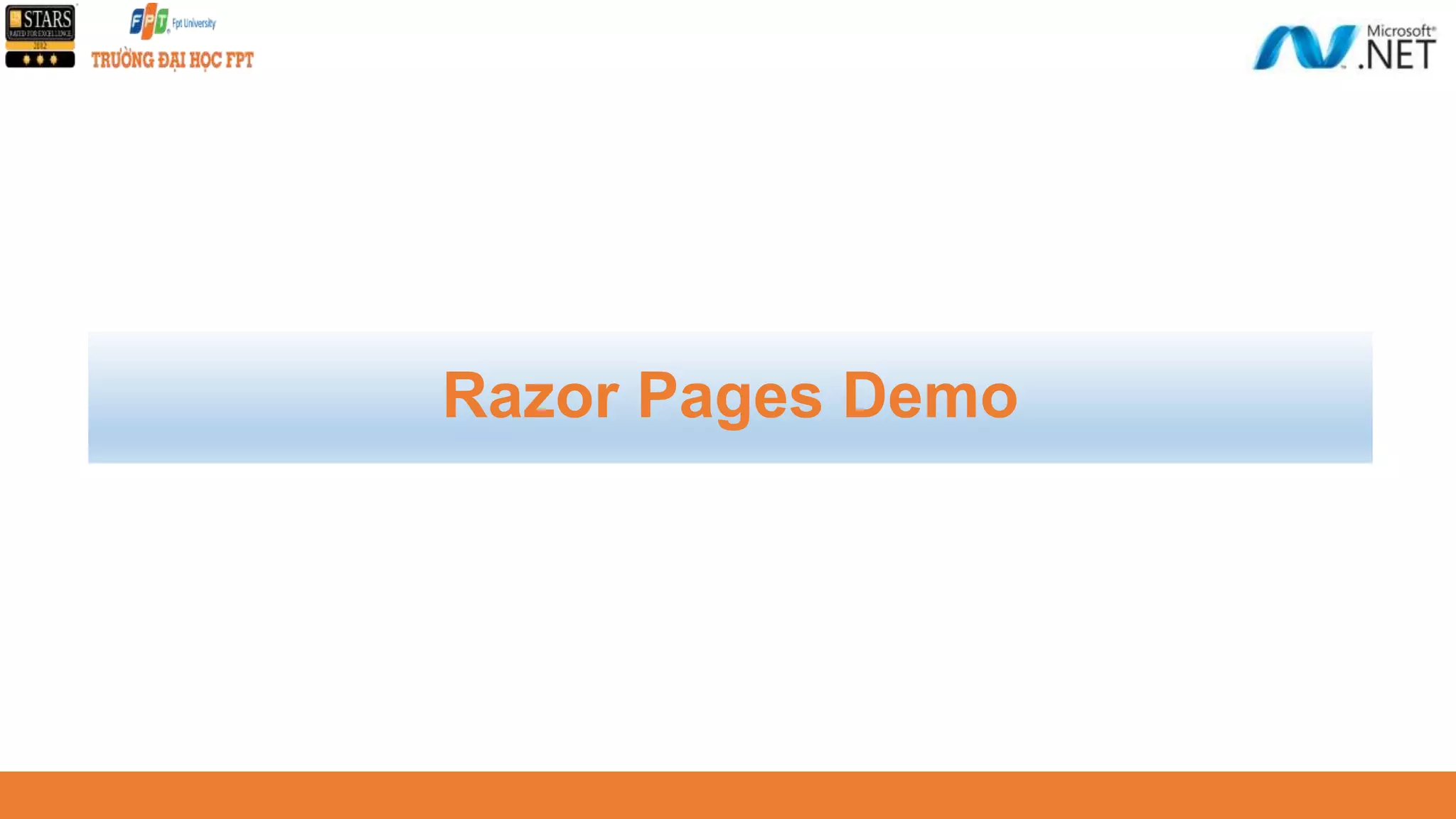 Razor Pages Demo 