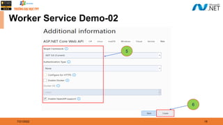 Background Tasks with Worker Service | PPTX
