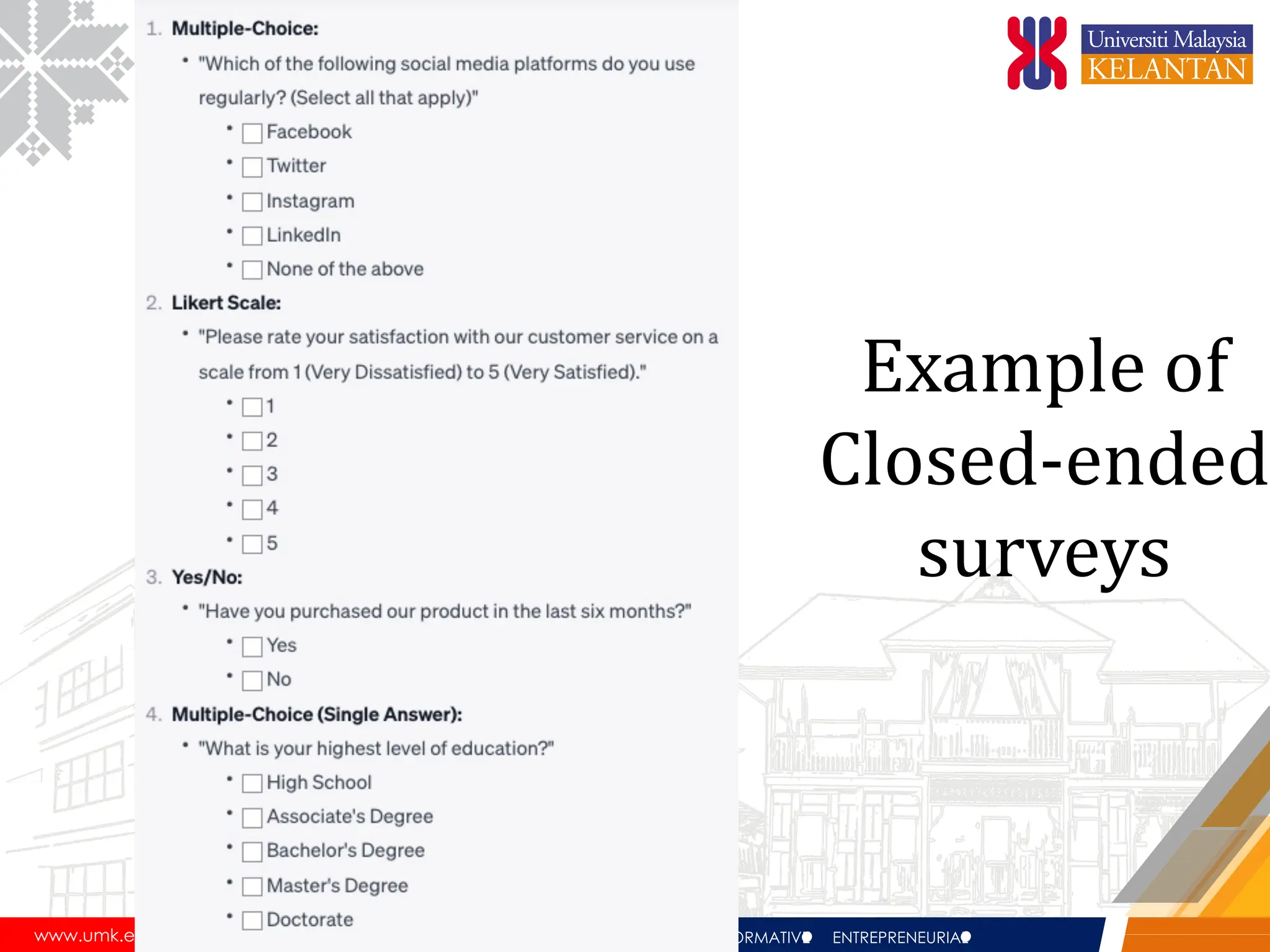SURVEY QUESTIONNAIRE FOR QUANTITATIVE RESEARCH PDF visual data 8