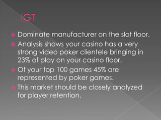 Slot Analysis | PPT
