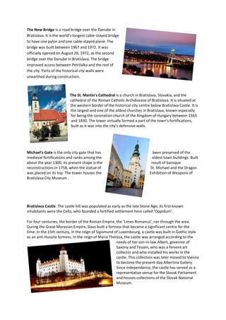 Slovakia Bratislava Pdf
