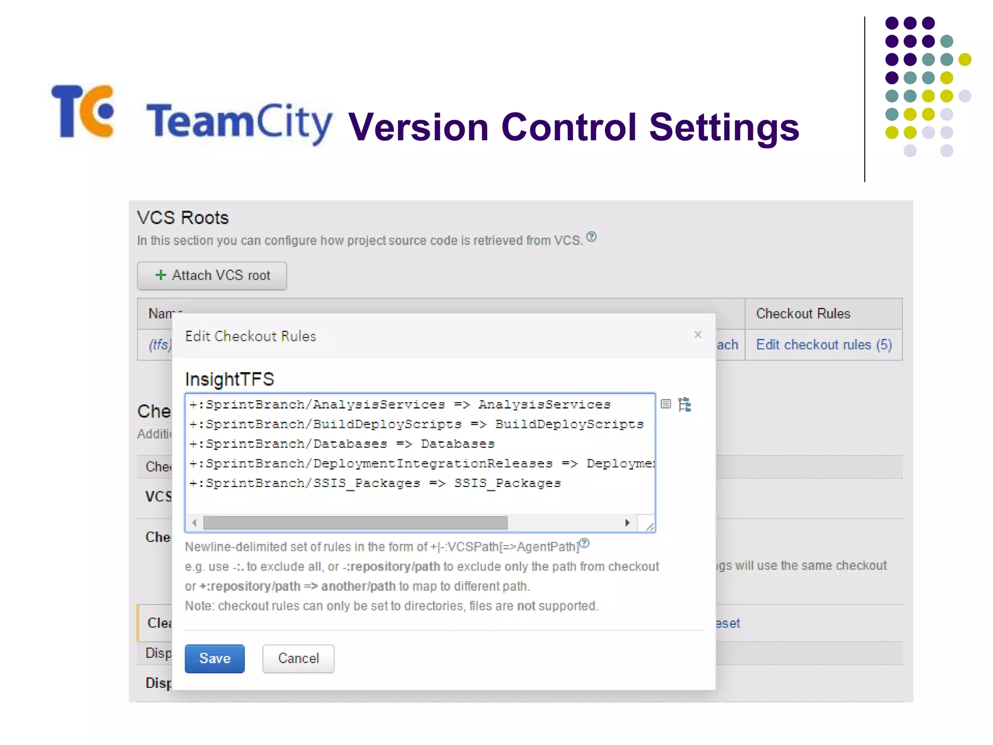 Version Control Settings
 