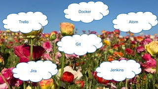 10/8/2019 Document reference 13
Trello
Jenkins
Atom
Git
Jira
Docker
 