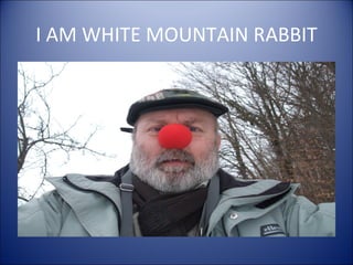 I AM WHITE MOUNTAIN RABBIT
 