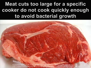 Adapted from “Slow-Cooker Pot Roast: 3lb Beef Chuck Roast” by I Believe I Can Fry available at http://flic.kr/p/9sM4Tx
under a Creative Commons Attribution 3.0 (CC BY-NC 3.0). Full terms at http://creativecommons.org/licenses/by-nc/3.0

34

 