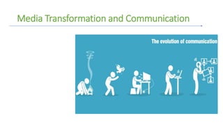 Media Transformation and Communication
 