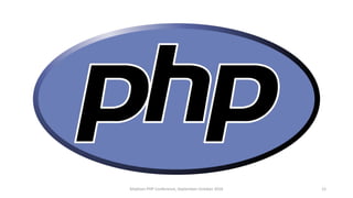 Madison PHP Conference, September-October 2016 12
 