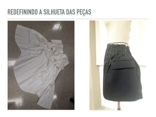 REDEFININDO A SILHUETA DAS PEÇAS
 