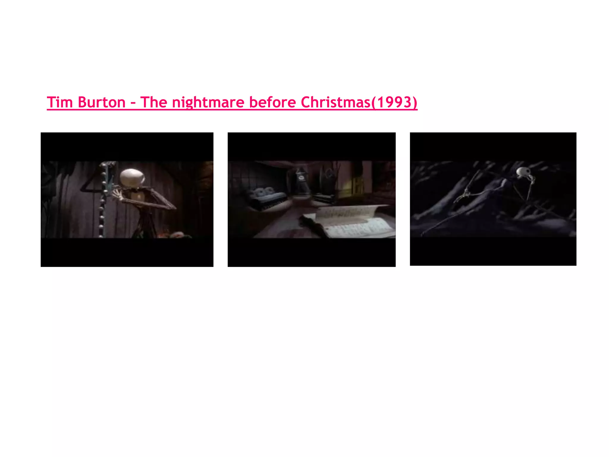 Tim Burton – The nightmare before Christmas(1993)