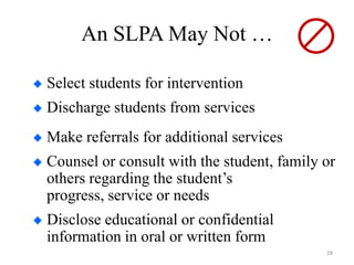 Supporting CT Schools with SLP Assistants and Aides (SLPAs)