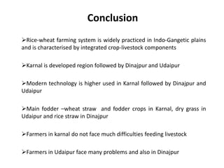 Optimizing livelihood and environmental benefits from crop residues in smallholder crop-livestock systems in sub-Saharan Africa and South Asia: Background on Study Regions in South Asia